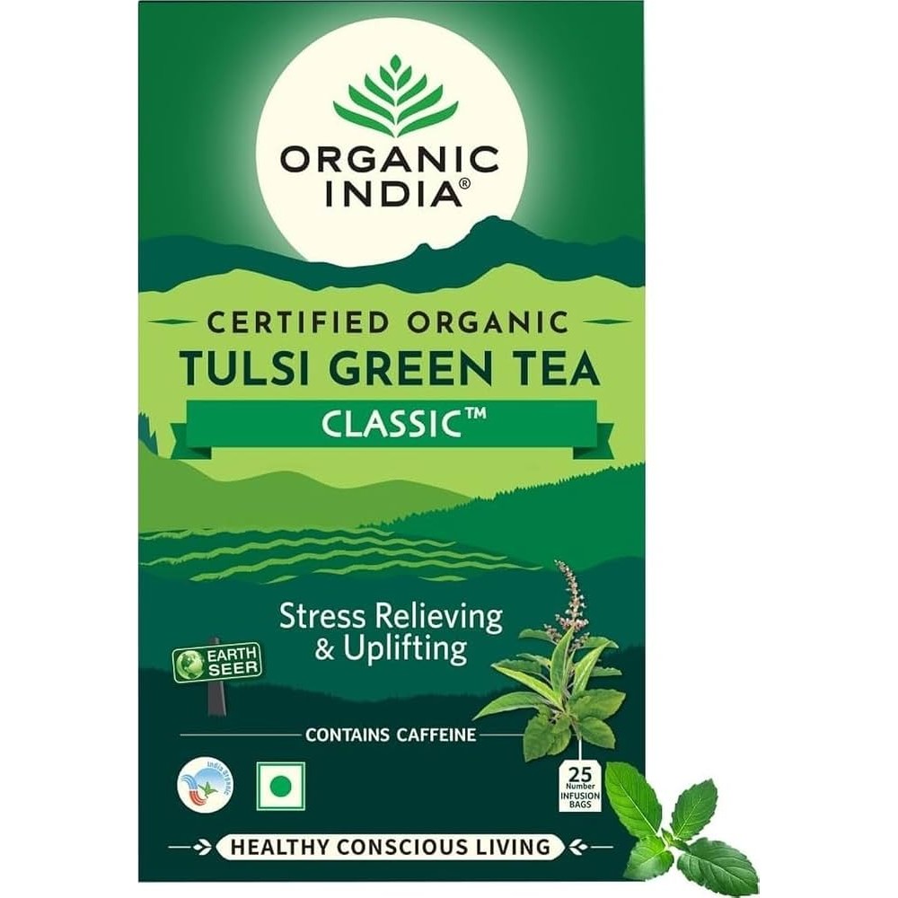 Organic India Tulsi Organic Green Tea 30 GM