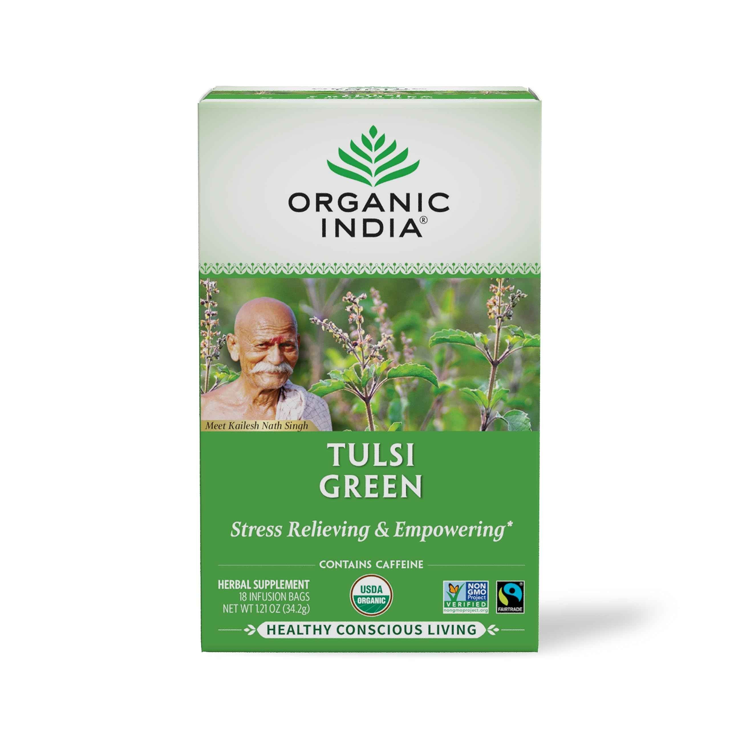 Organic India Tulsi Green Tea 1.21 OZ