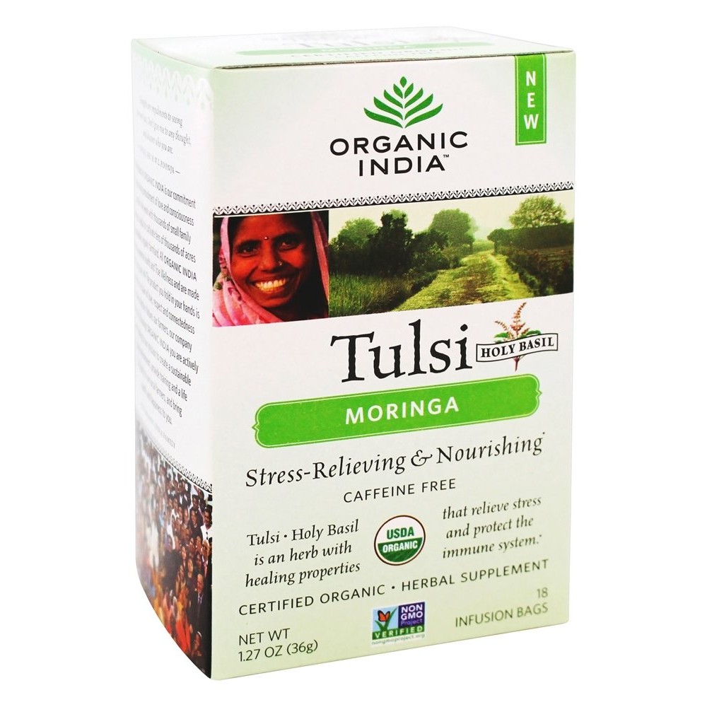 Organic India Tulsi Moringa Tea 1.27 OZ