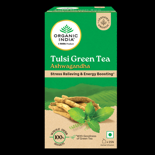 TULSI ASHWAGANDHA TEA ORGANIC INDIA 37.8 GM