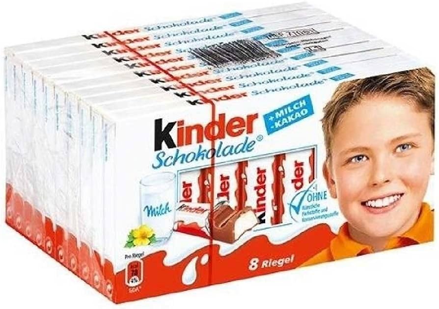 Kinder Chocolate Bars 8 PCS