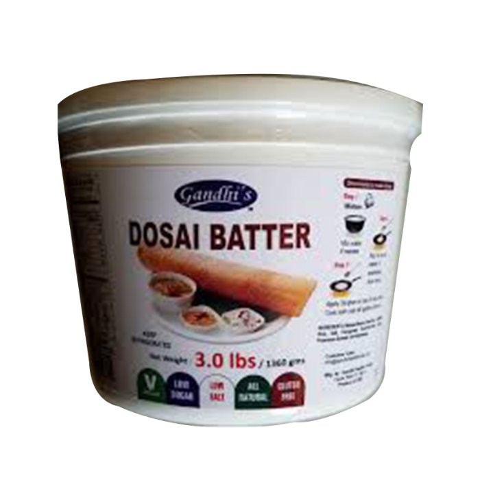 Gandhi Dosa Batter Org 3 LBS