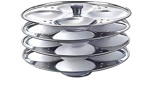 Super Shine Idli Stand 4 Plate 1 EACH