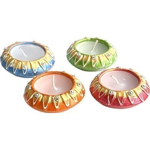 SMALL PLAIN DIYA WITH WAX 0.85 LBS