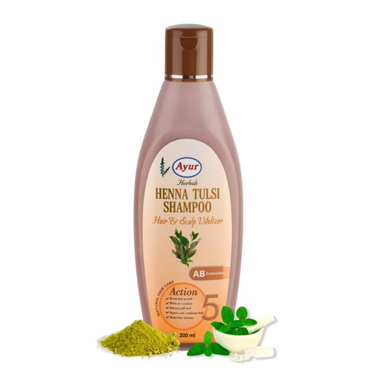 Ayur Henna Tulsi Shampoo 200 ML
