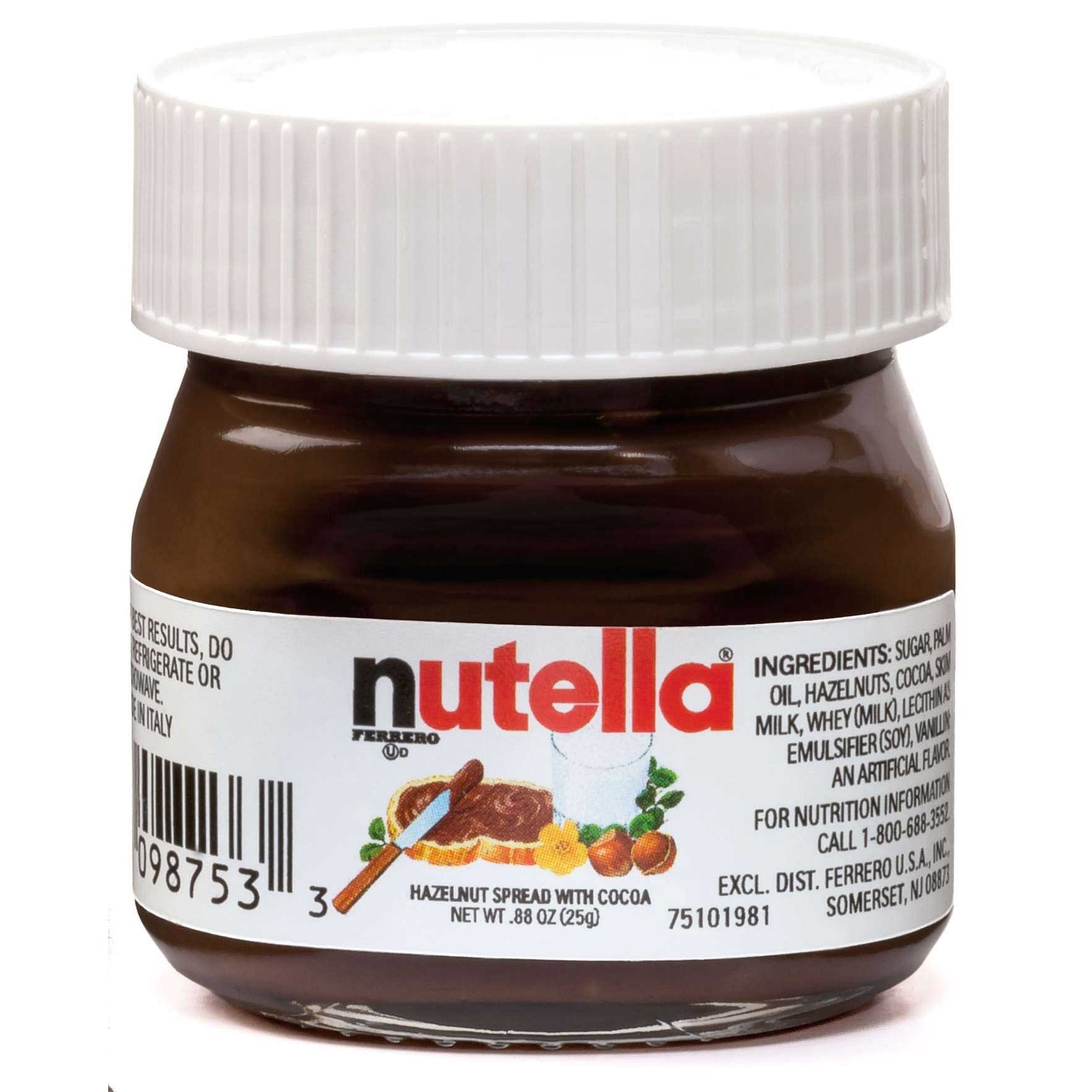 Nutella Hazelnut Spread With Cocoa 25 GM
