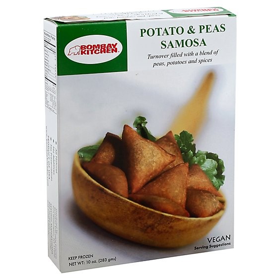 BOMBAY KITCHEN POTATO & PEAS SAMOSA 10 OZ