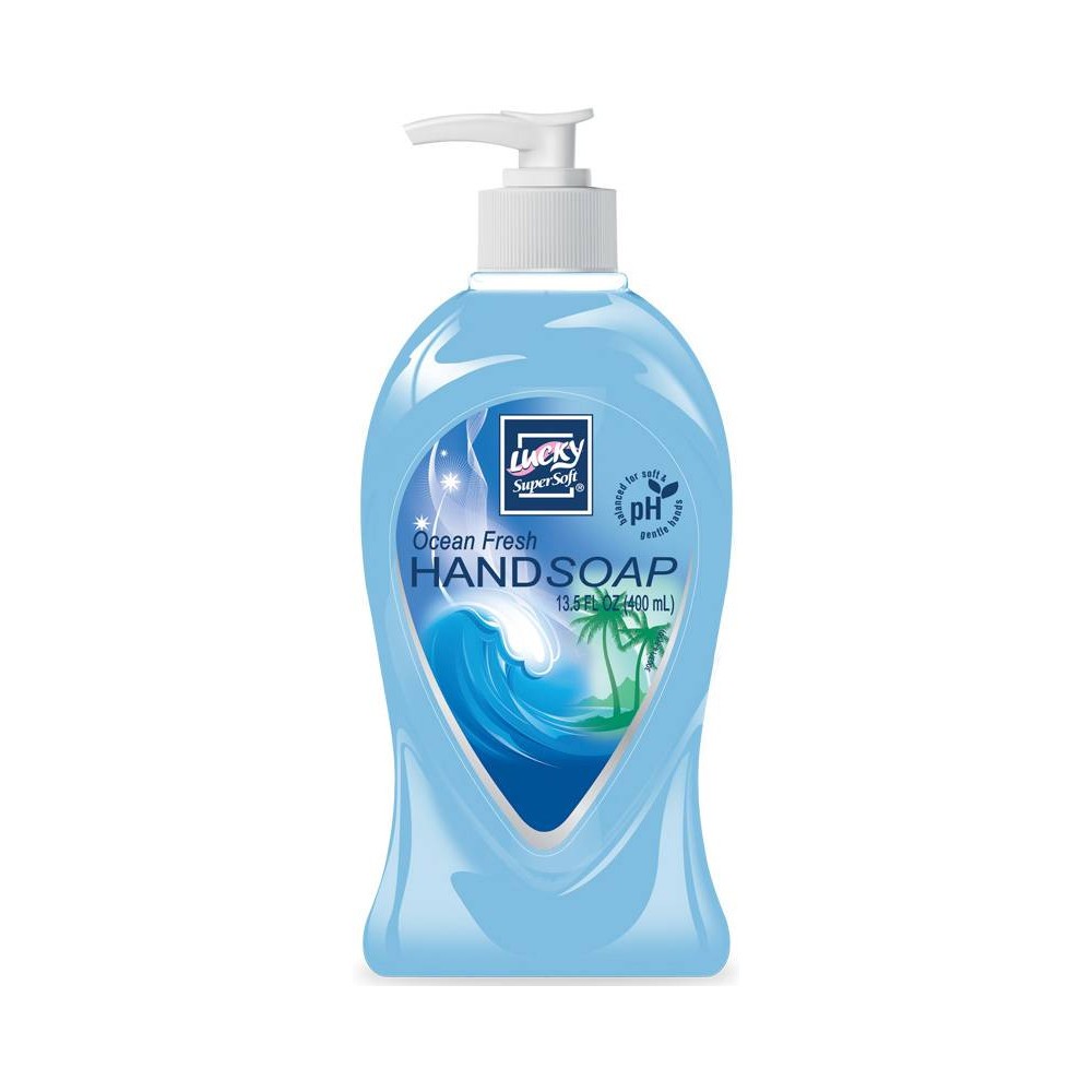 LUCKY LIQUID SOAP OCEAN FRESH 13.5 OZ