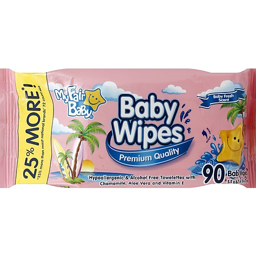 MY FAIR BABY WIPES 90 COUNT