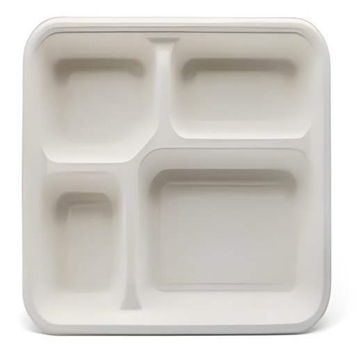 BIODEGRADABLE 4 COMP TRAY 50 PACK