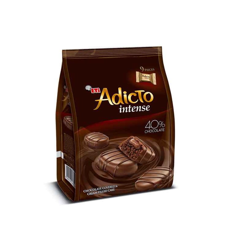 ETI ADICTO INTENSE CHOCO 144 GM
