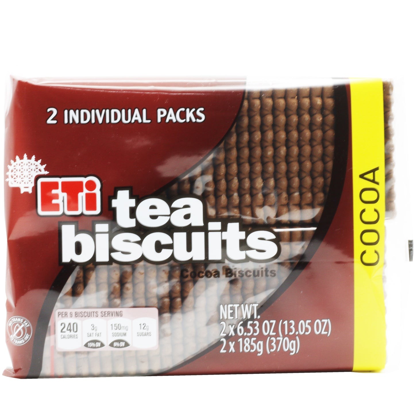 ETI Tea Biscuits Cacao 370 GM