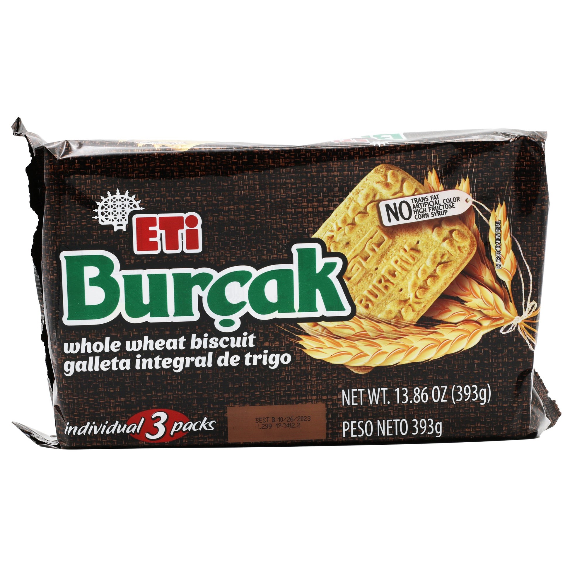 ETI WHOLE WHEAT 3 PACK BISCUIT 393 GM