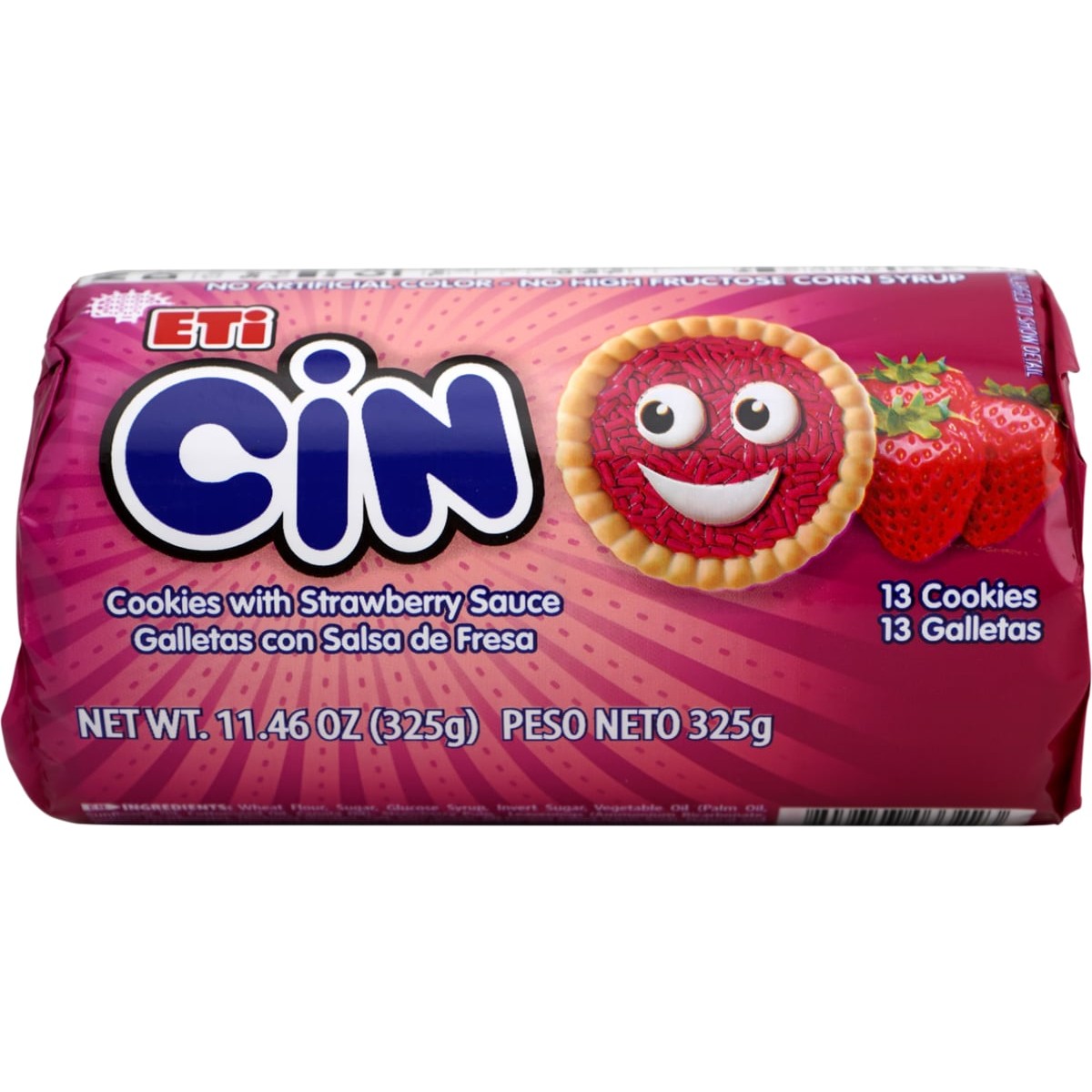 ETI CIN COOKIES WITH STRAWBERRY 325 GM