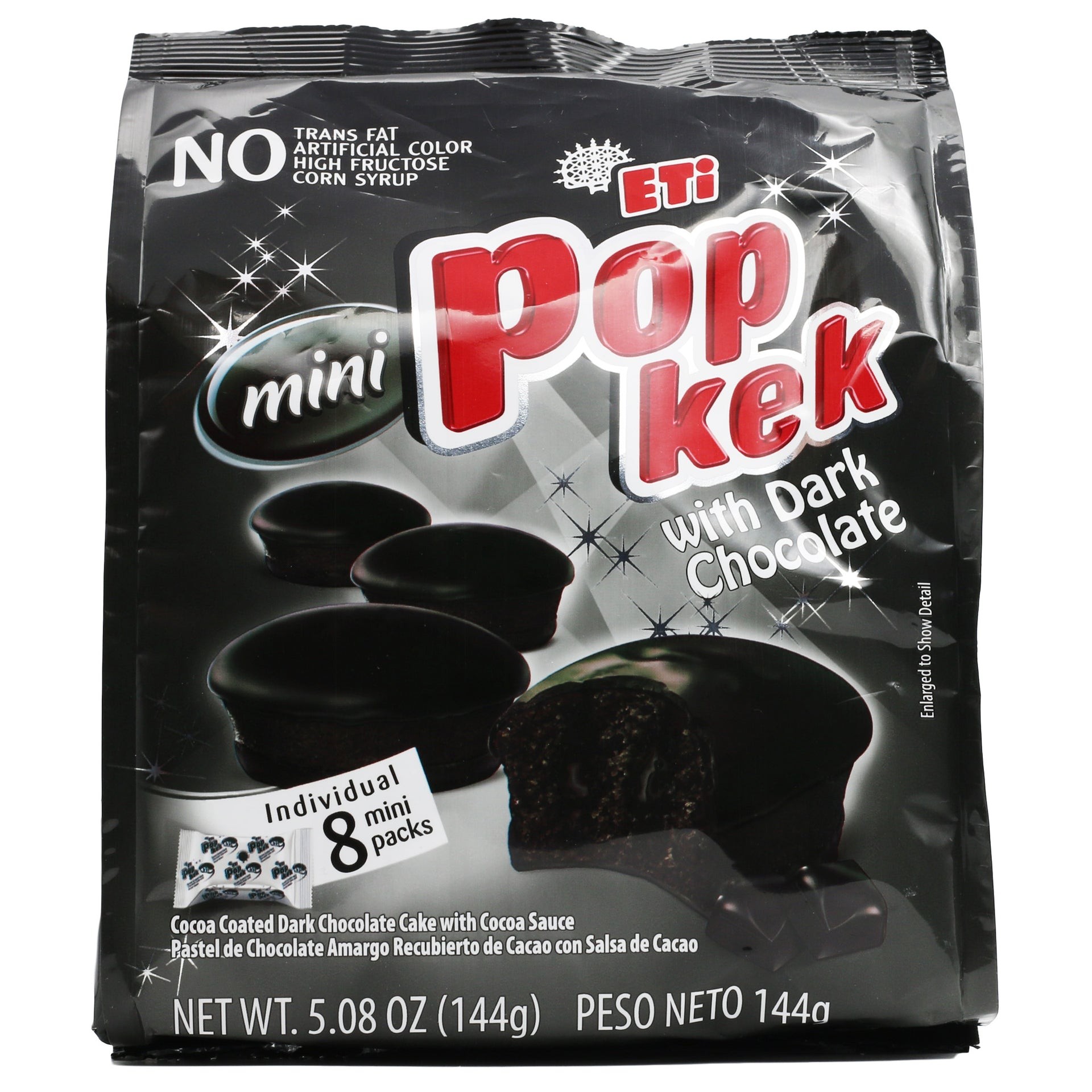 ETI POPKEK COCOA COATED DARK CHOCO CAKE 144 GM