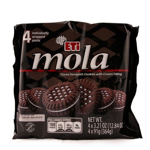 ETI MOLA COCOA SANDWICH COOKIES 364 GM
