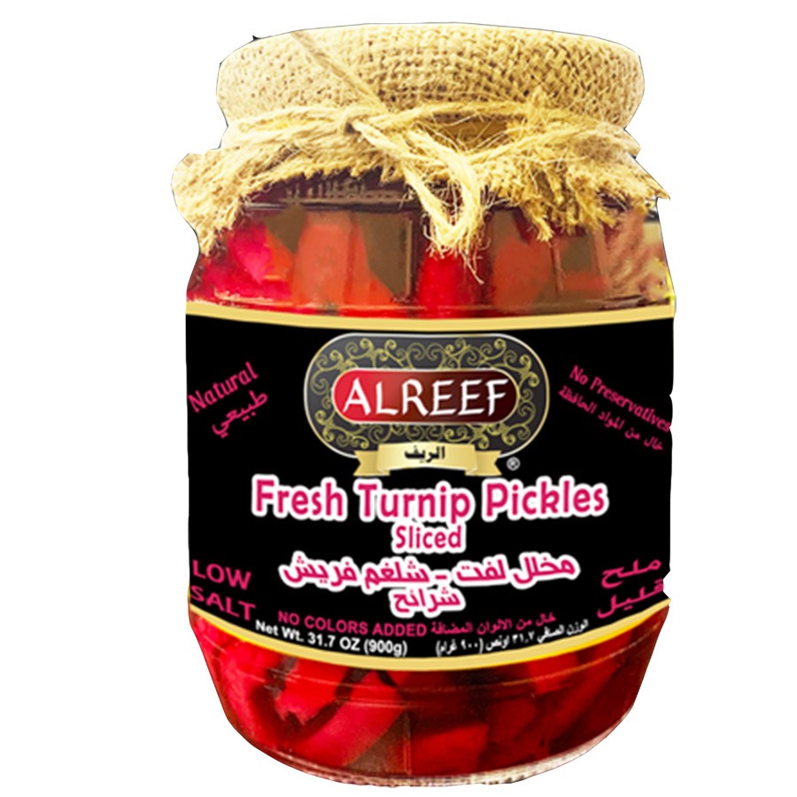 ALREEF TURNIP PICKLES SLICED 900 GM