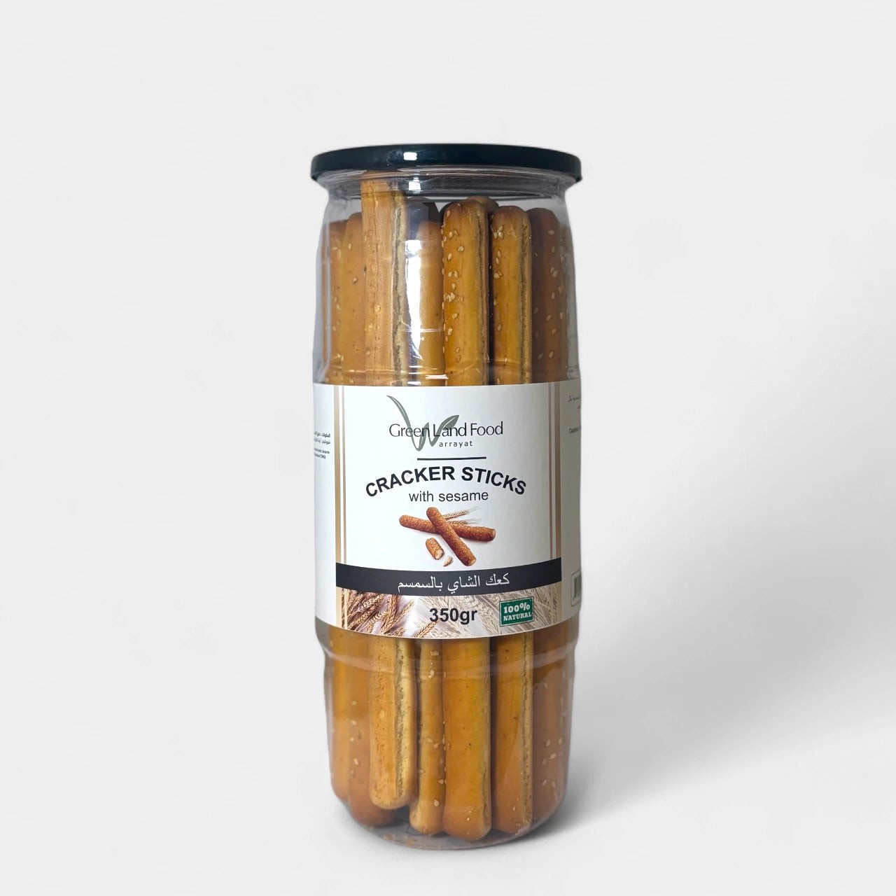 GREEN LAND BESRAWI CRACKER W/SESAME 350 GM