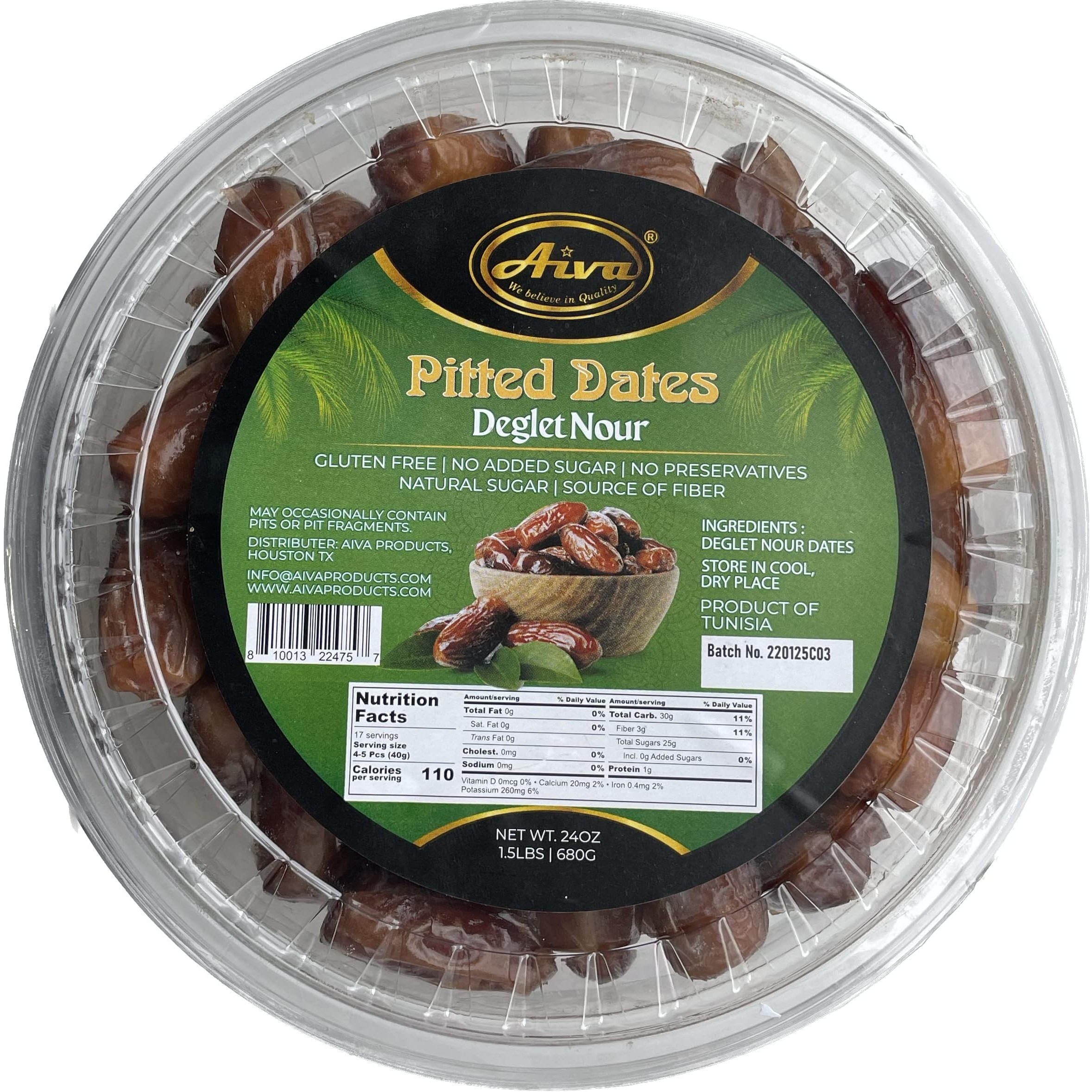 AIVA PITTEDDATES 24 OZ