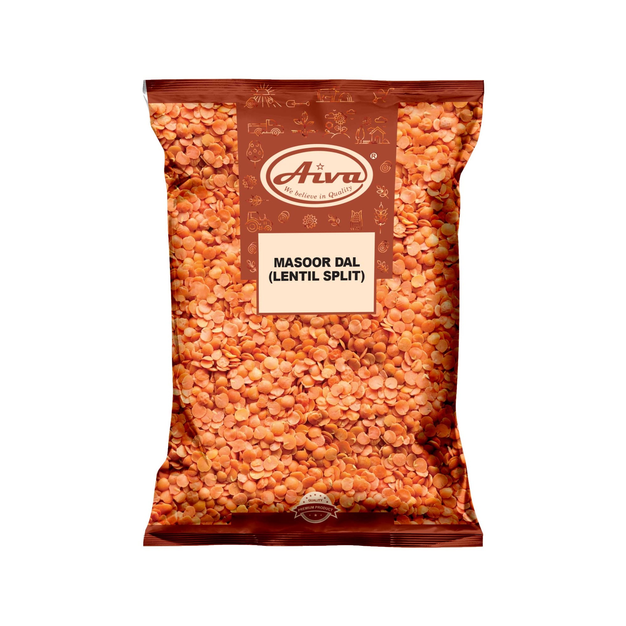 Aiva Masoor Dal 4 LBS
