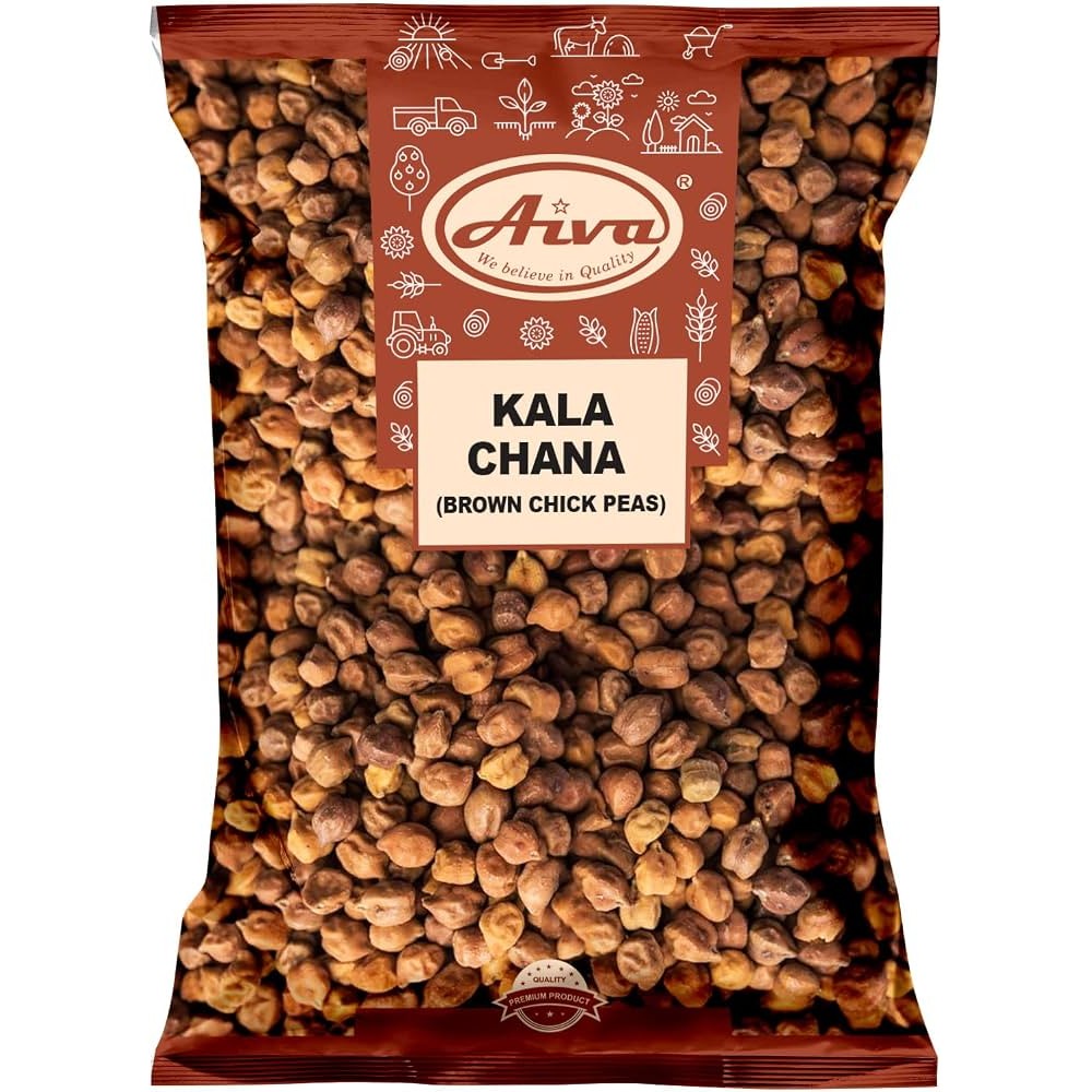 Aiva Organic Brown Chana 2 LBS