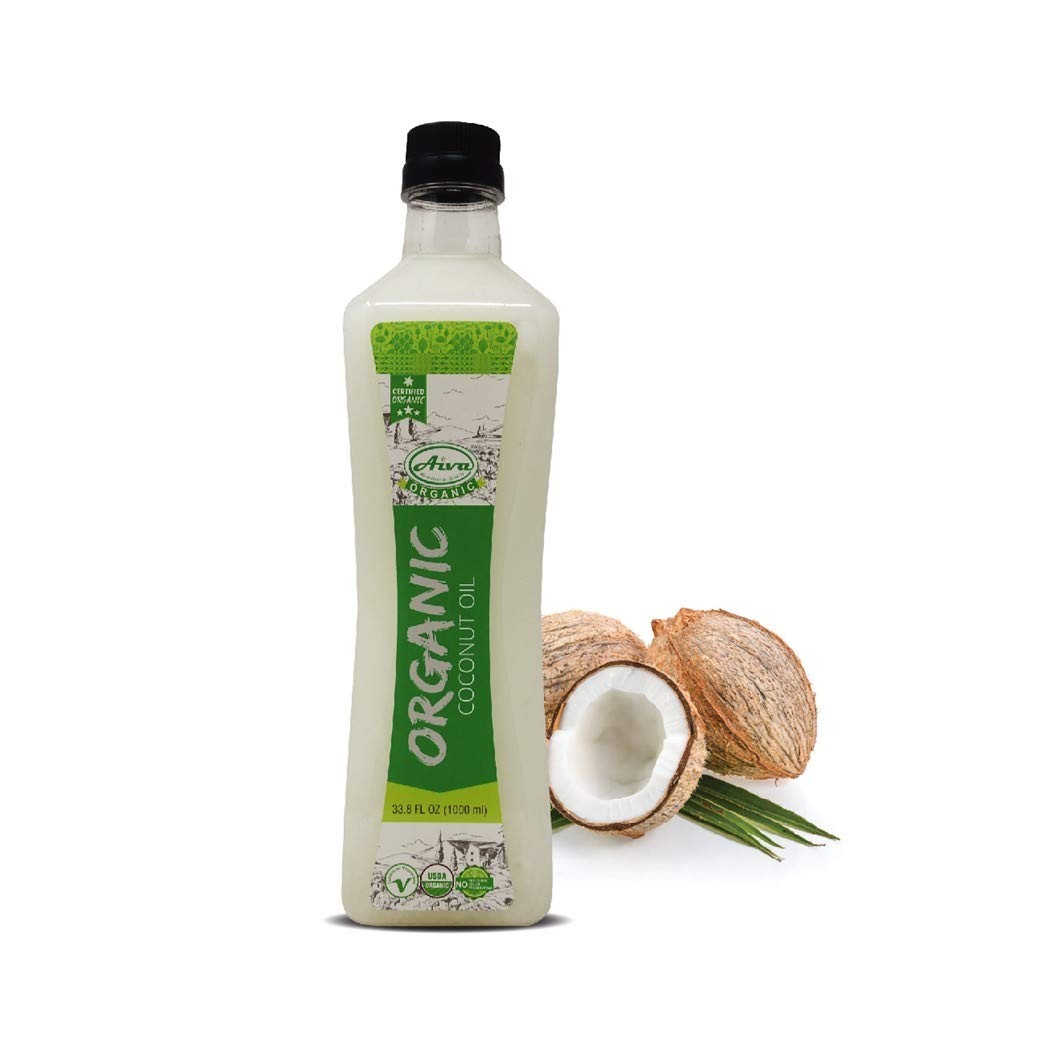 Aiva Organic Coconut Oil 33.8 FLOZ