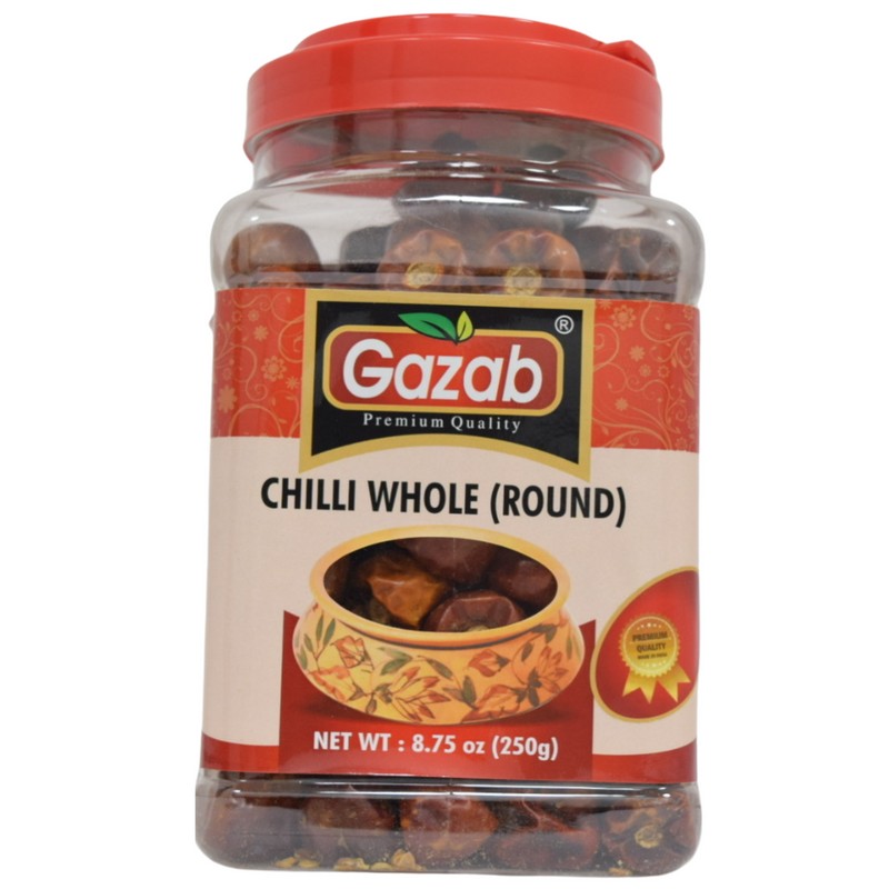 Gazab Chilli Whole Round 250 GM