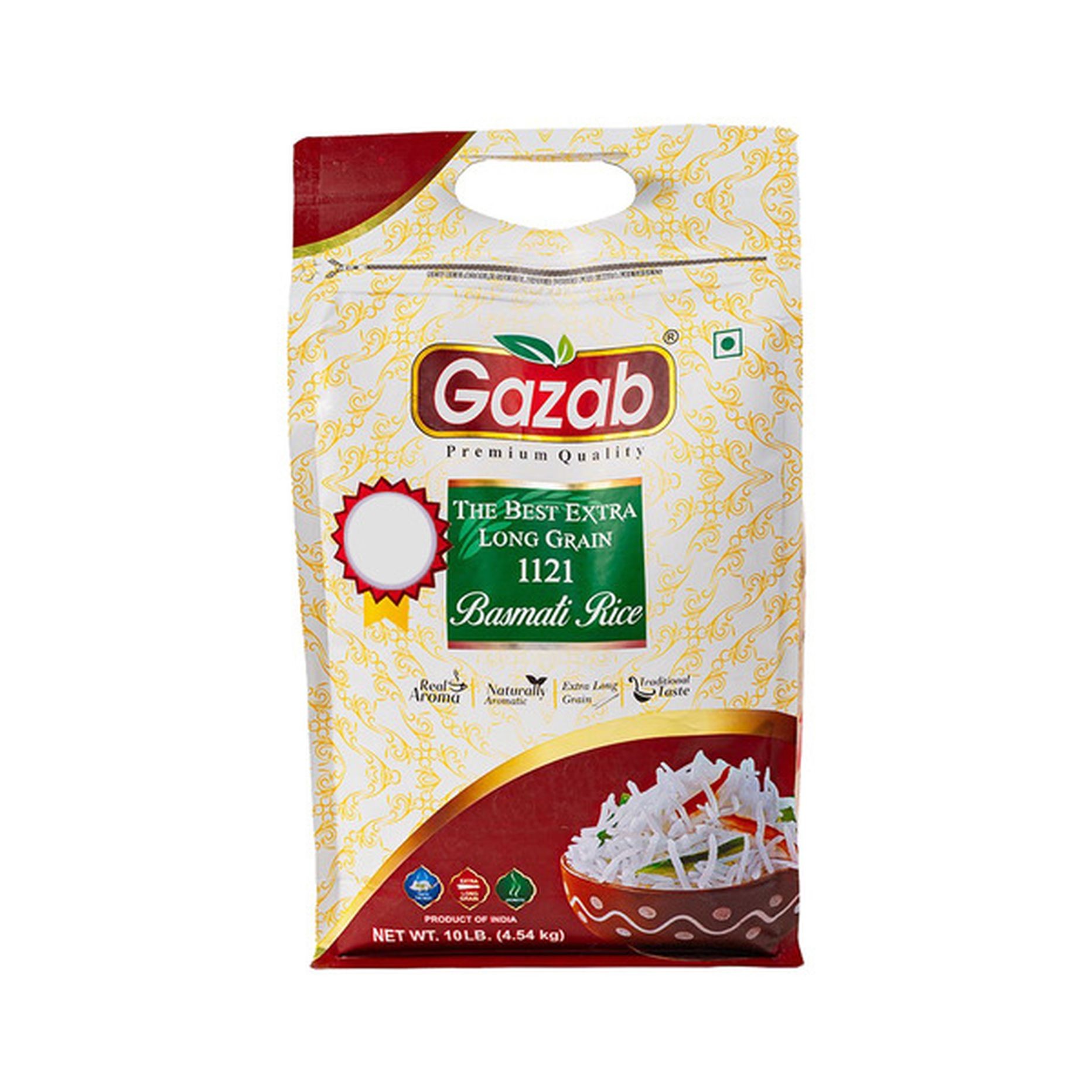Gazab Basmati Rice Jute Bag 10 LBS