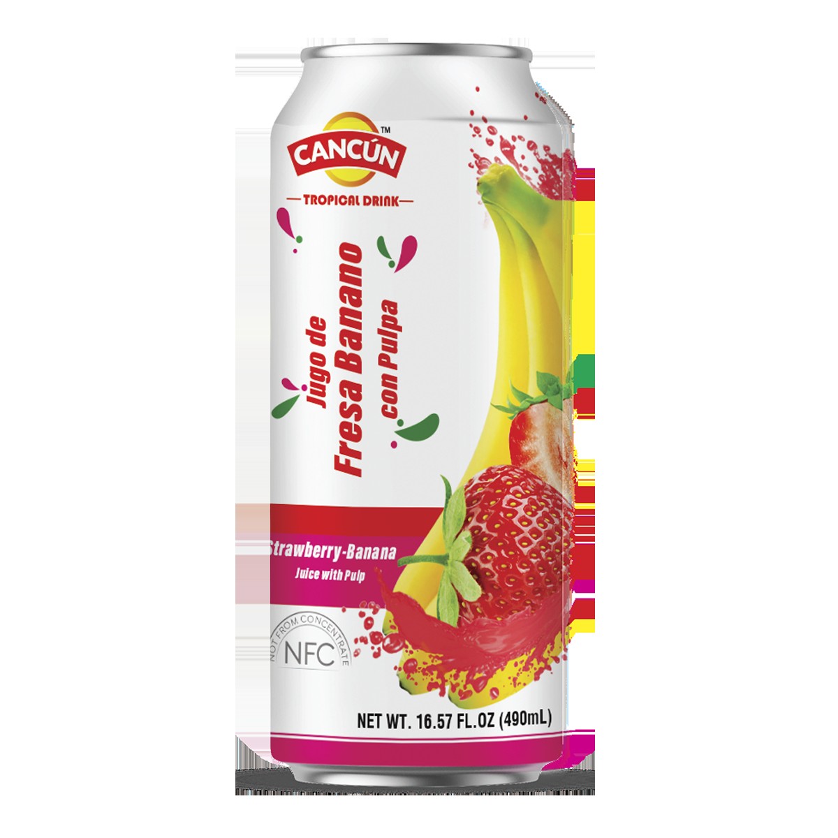 CANCUN JUICE STRAW BANANA W/PULP         1 OZ