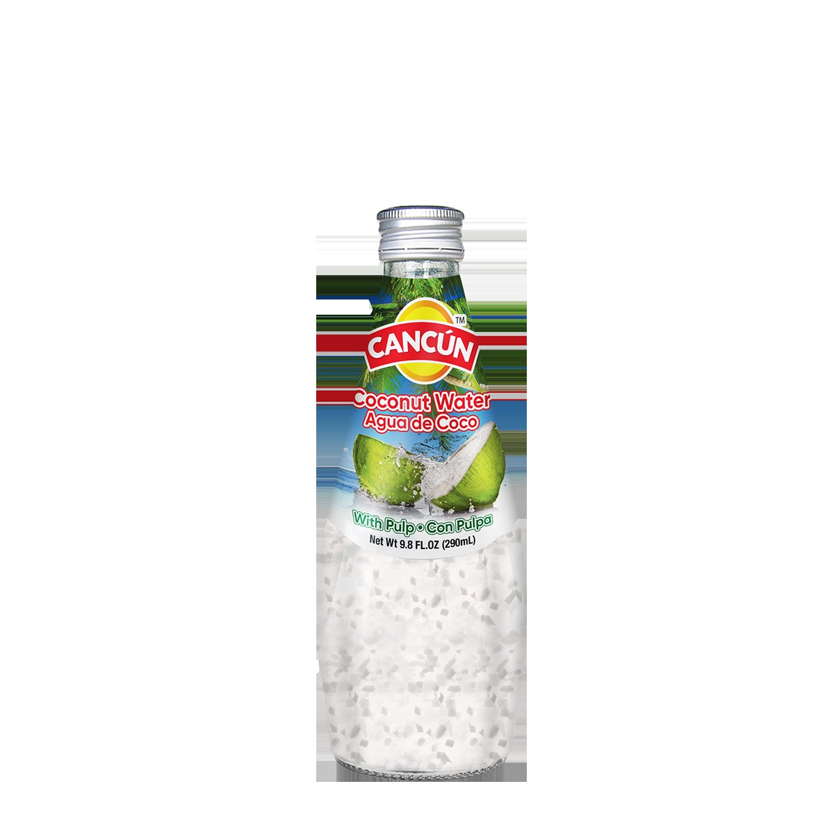 CANCUN COCONUT WATER W PULP              16.57 OZ