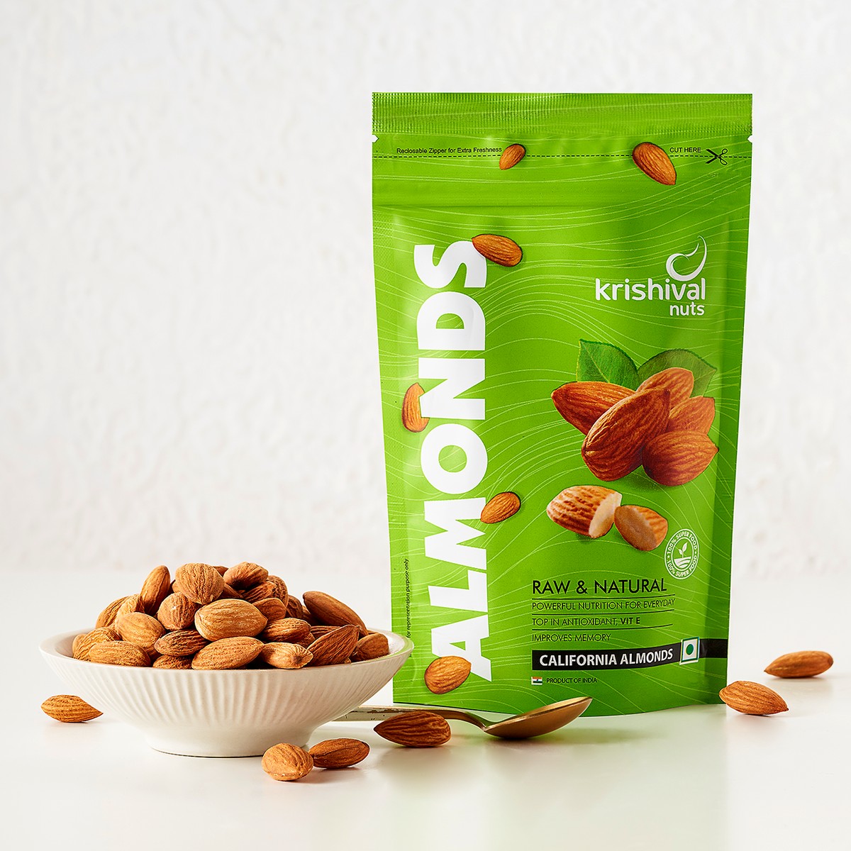 Krishiv Almonds 400 GM