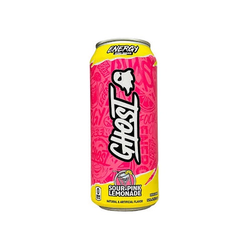 Ghost Sour Pink Lemonade 16 OZ