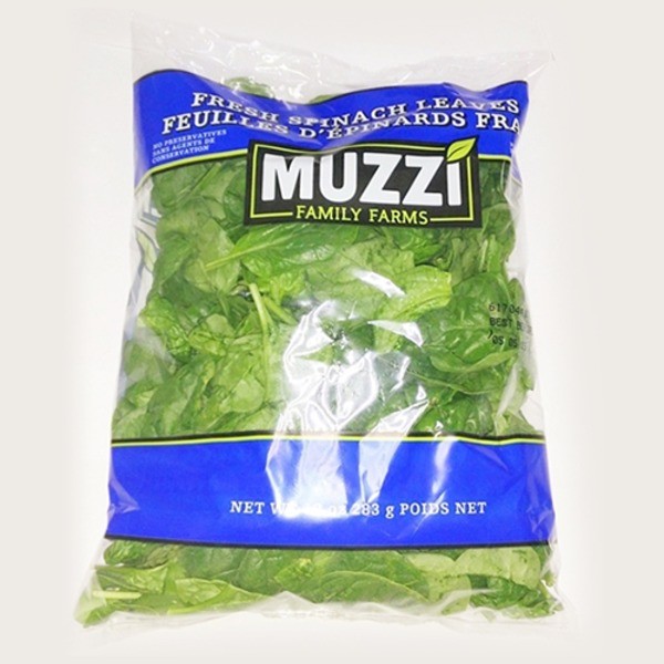 MUZZI FRESH SPINACH BAG 283 GM