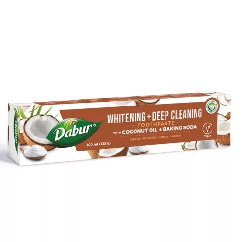 Dabur Coconut Oil + Baking Soda Toothpaste  132 GM