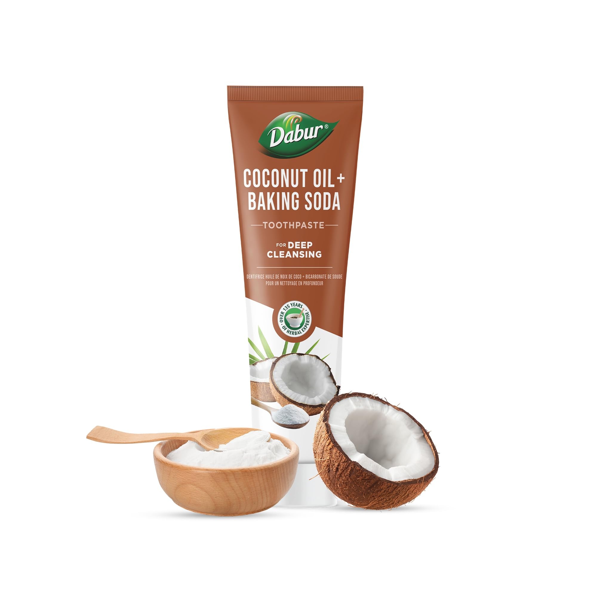 Dabur Coconut Oil + Baking Soda Toothpaste 132 GM
