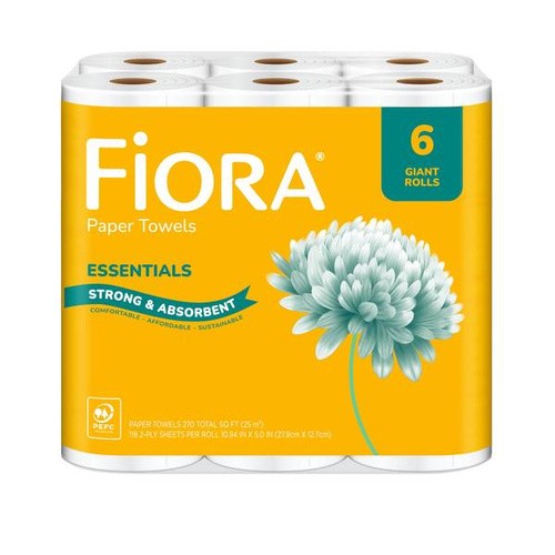 FIORA ESSENTIALS PAPER TOWELS            6 PCS