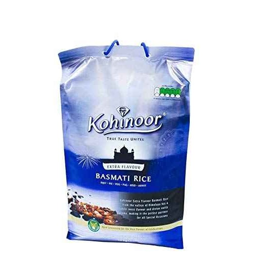 KOHINOOR BASMATI RICE EXTRA FLAVOUR JAR 4 LBS