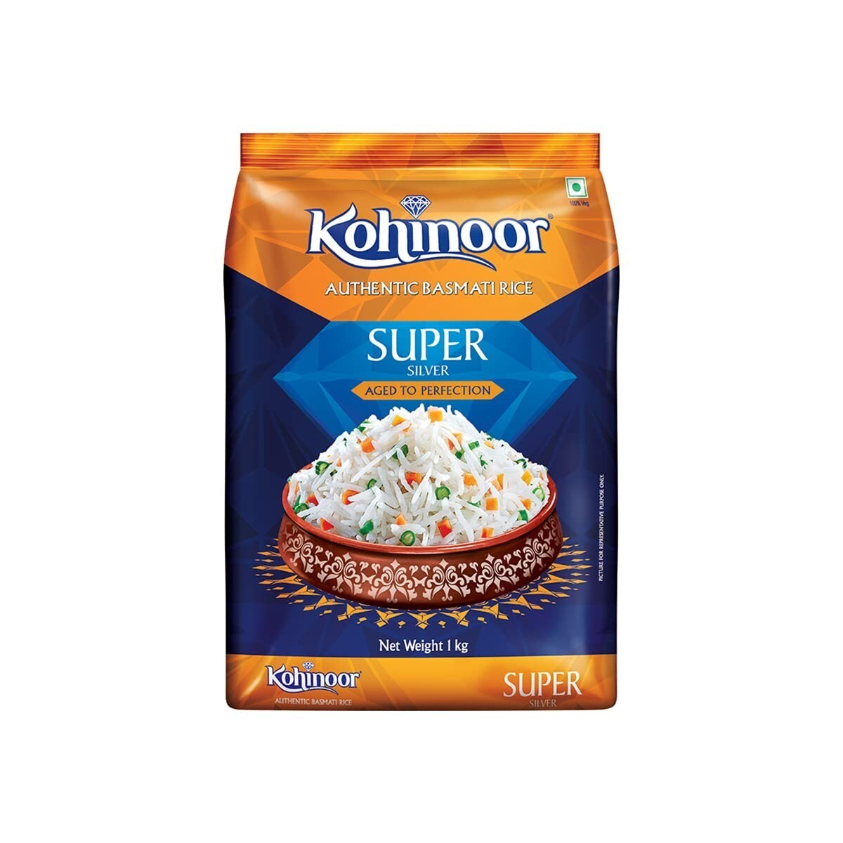 KOHINOOR SILVER BASMATI RICE 1 KG