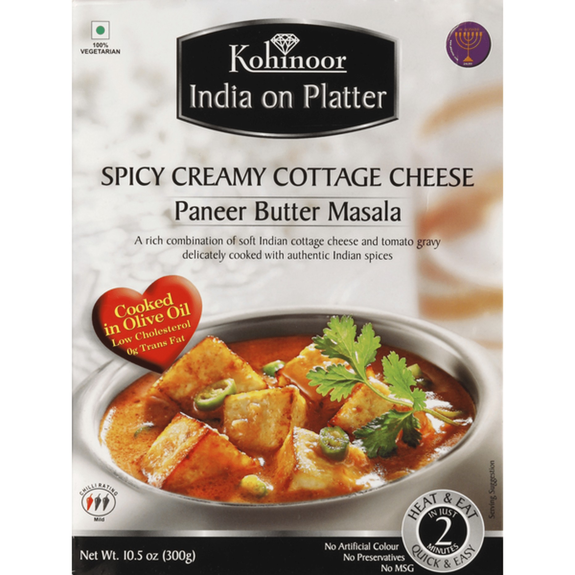 KOHINOOR PANEER BUTTER MASA 300 GM