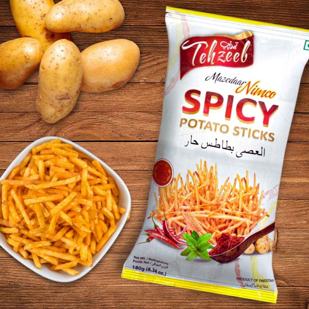 Tehzeeb Spicy Potato Sticks 180 GM