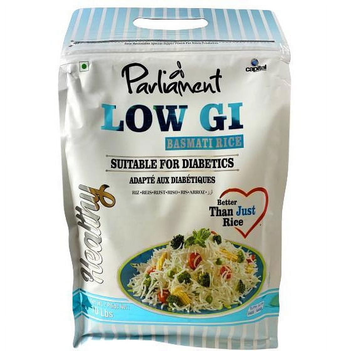 LOW G I VALUE BASMATI RICE 10 LBS