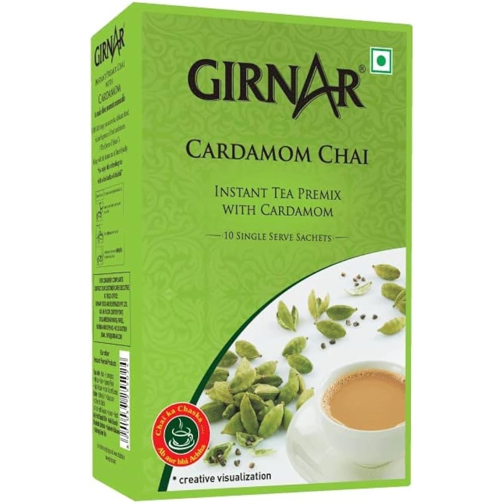 Girnar Instant Cardamom Chai (Tea) 0.49 LBS