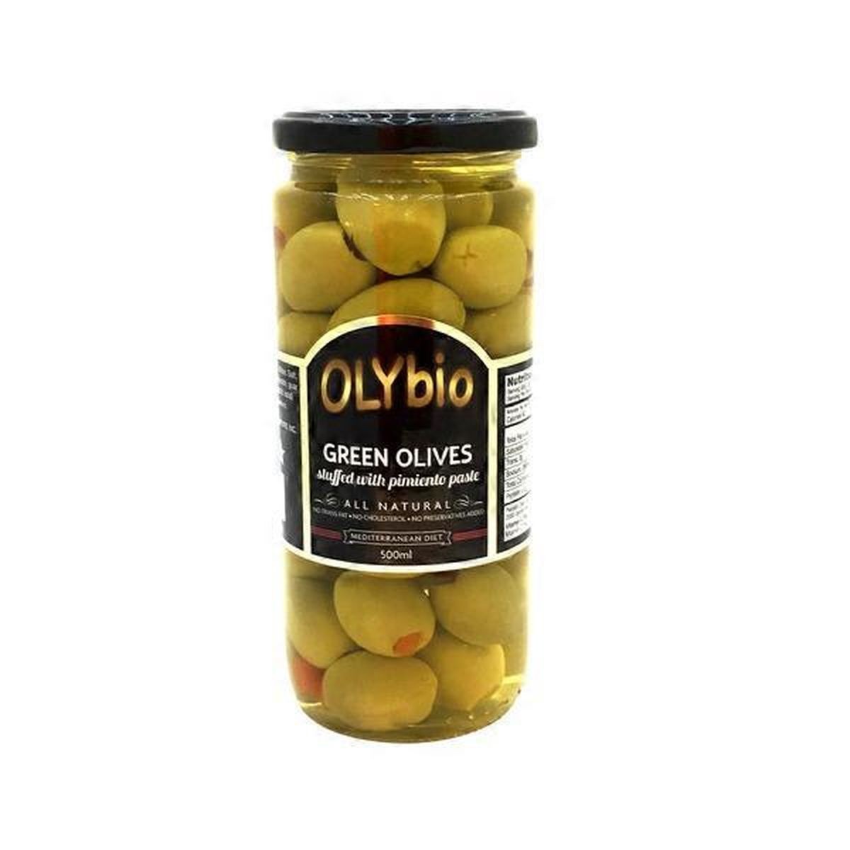 OLYBIO GREEN OLIVESTUFFED WITH PIMIE 0.59 Lbs