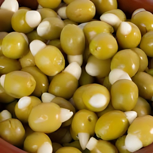 OLYBIO GREEN OLIVES W/ALMONDS 0.59 Lbs