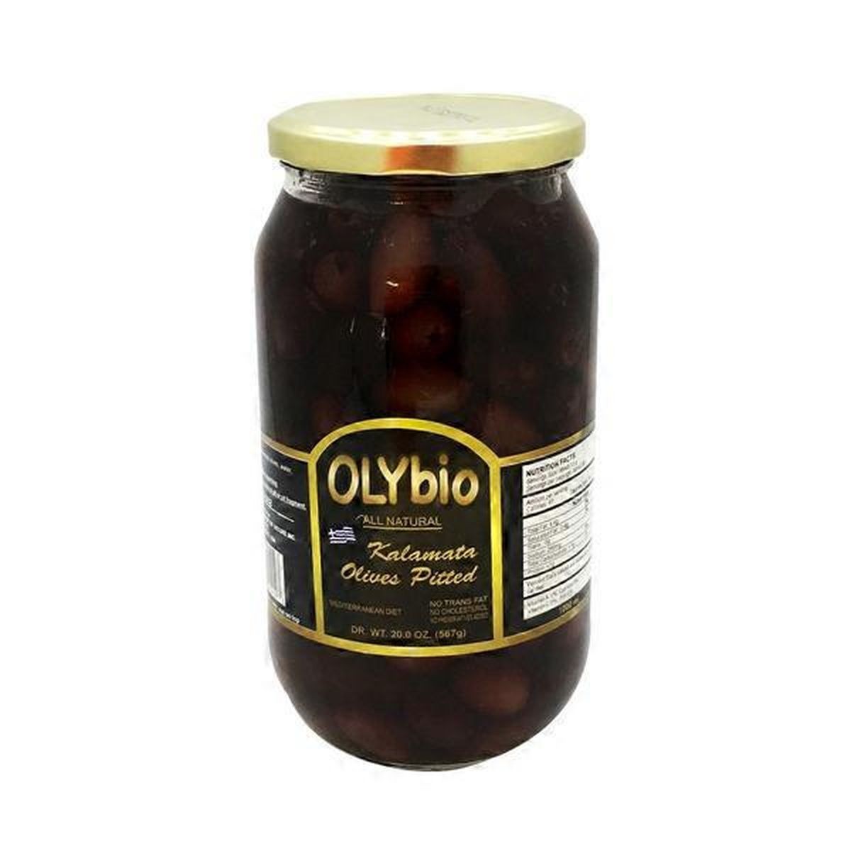 OLYBIO KALAMATA OLIVES 0.63 Lbs