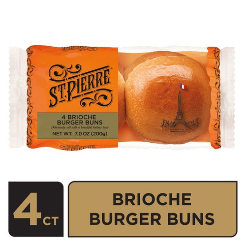 BRIOCHE HAMBURGER BUNS                   7 OZ
