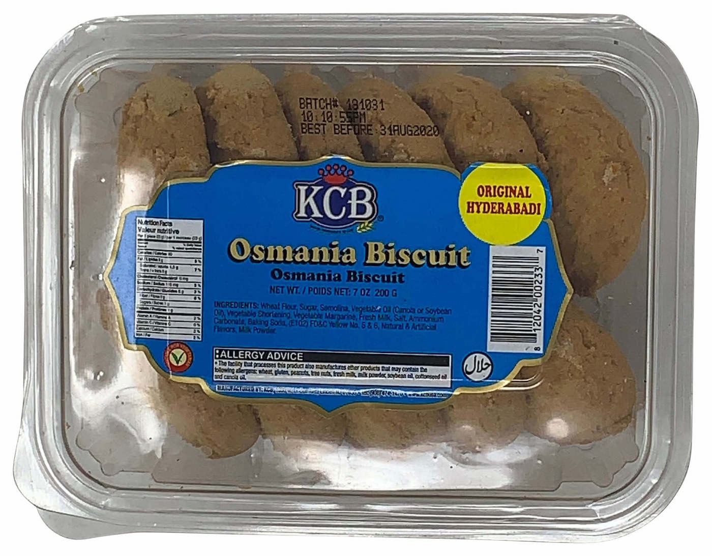 KCB OSMANIA BISCUIT 200 GM