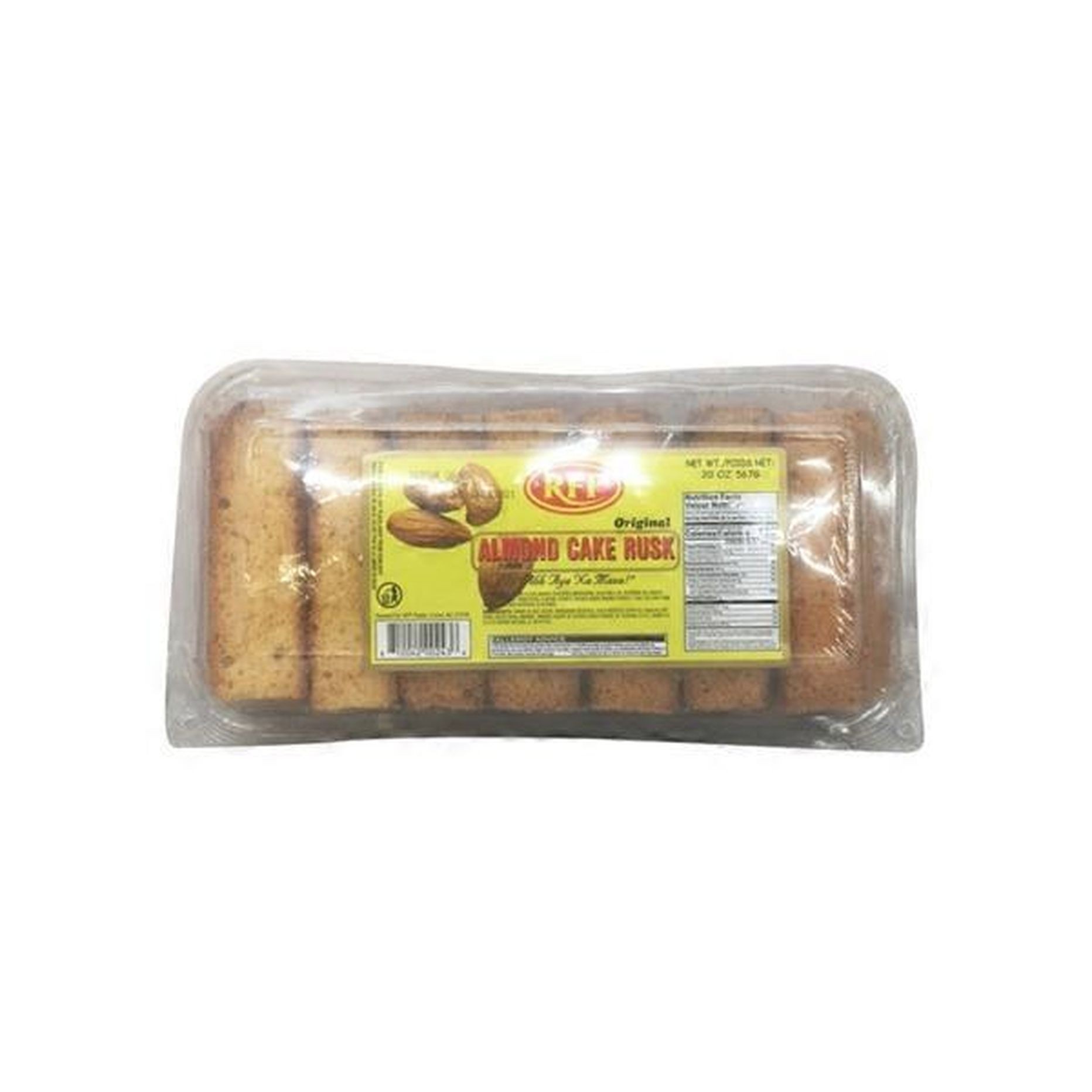 RFP ALMOND CAKE RUSK 20 OZ