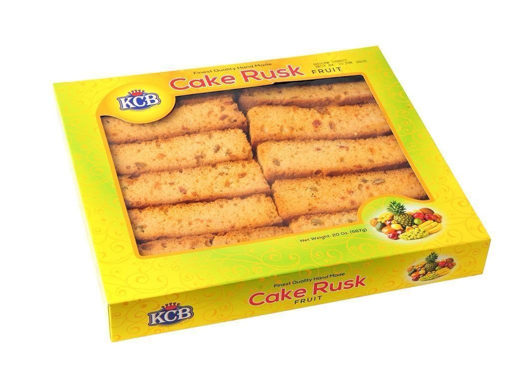KCB FRUIT CAKE RUSK 20 OZ
