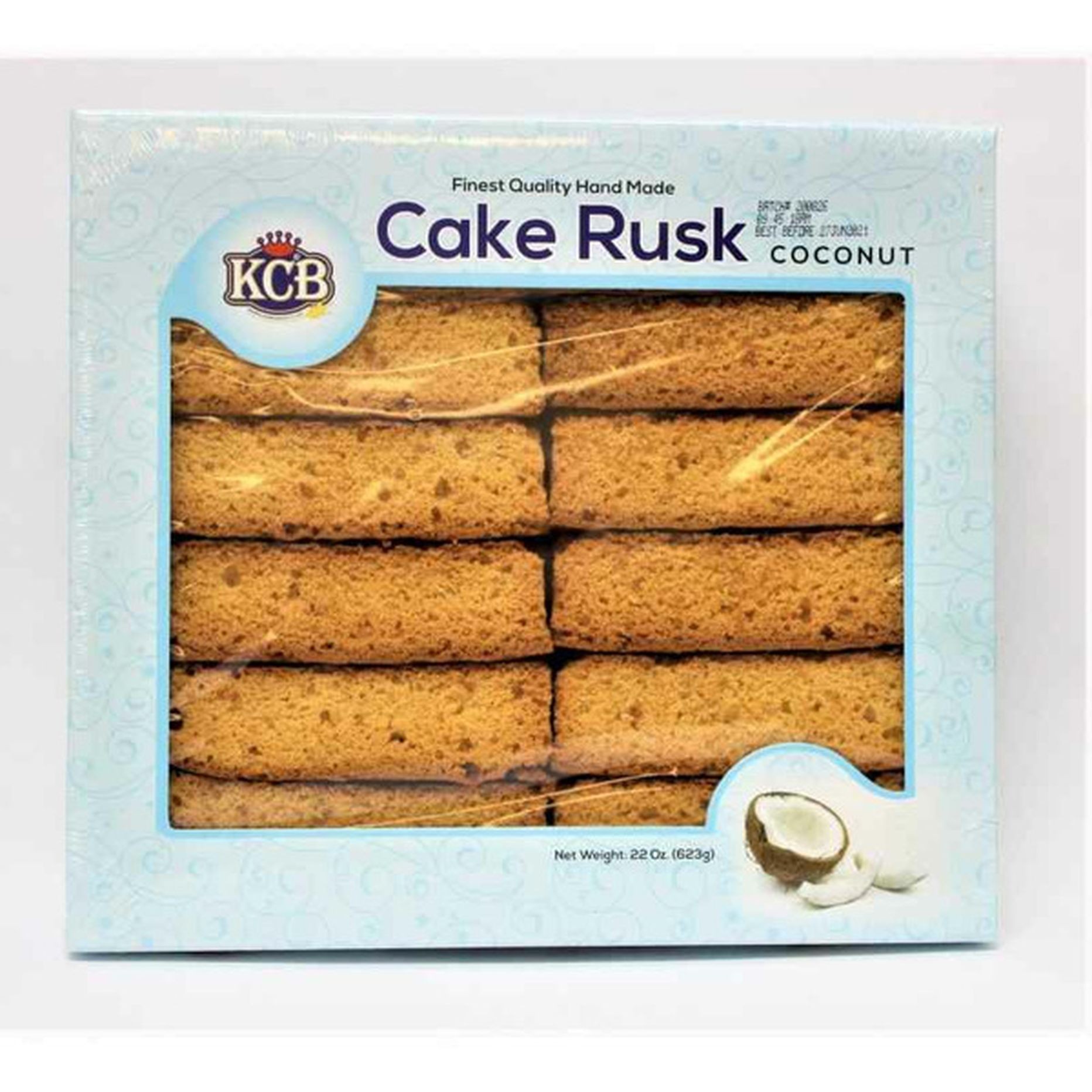 CAKE RUSK COCONUT KCB 20 OZ